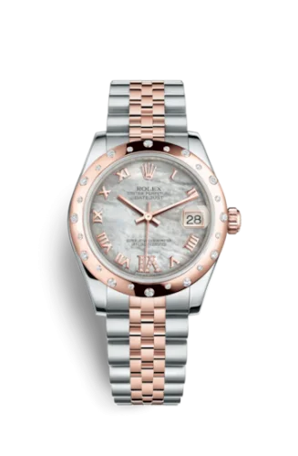 Rolex - 178341-0007 Datejust 31 Rolesor Everose Domed Diamond / Jubilee / MOP Roman