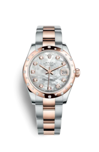 Rolex - 178341-0018 Datejust 31 Rolesor Everose Domed Diamond / Oyster / MOP