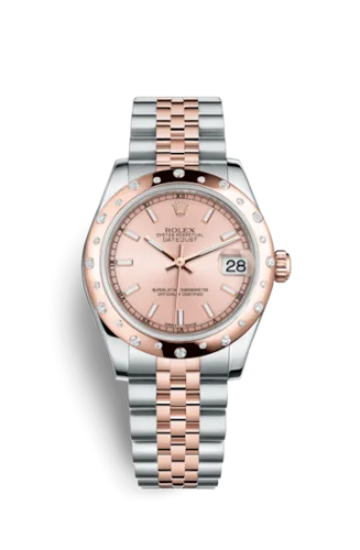 Rolex - 178341-0023 Datejust 31 Rolesor Everose Domed Diamond / Jubilee / Pink