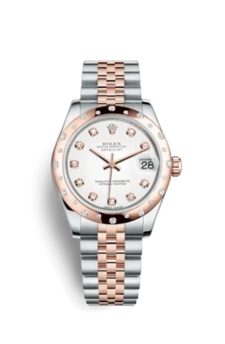 Rolex Rolex - 178341-0044 Datejust 31 Rolesor Everose Domed Diamond / Jubilee / White Diamond