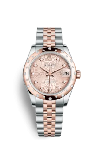Rolex - 178341-0047 Datejust 31 Rolesor Everose Domed Diamond / Jubilee / Pink Computer