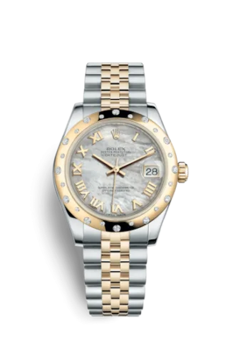 Rolex - 178343-0015 Datejust 31 Rolesor Yellow Domed Diamond / Jubilee / MOP Roman