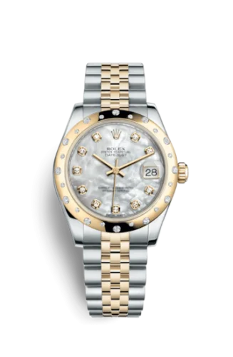 Rolex - 178343-0017 Datejust 31 Rolesor Yellow Domed Diamond / Jubilee / MOP Diamond