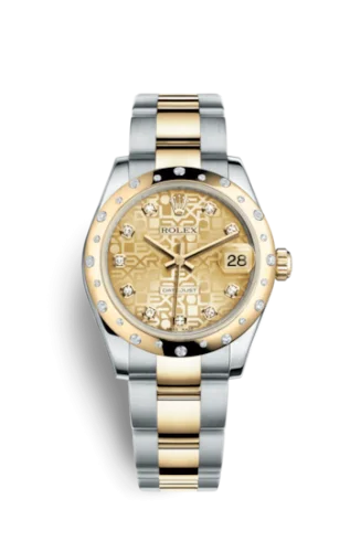 Rolex - 178343-0019 Datejust 31 Rolesor Yellow Domed Diamond / Oyster / Champagne Computer