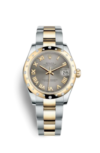 Rolex - 178343-0036 Datejust 31 Rolesor Yellow Domed Diamond / Oyster / Steel Roman