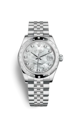 Rolex - 178344-0006 Datejust 31 Stainless Steel Domed Diamond / Jubilee / MOP