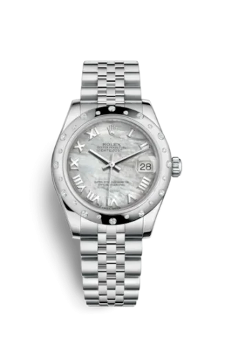 Rolex - 178344-0007 Datejust 31 Stainless Steel Domed Diamond / Jubilee / MOP - Roman
