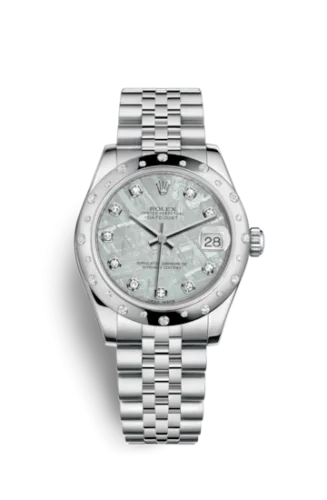 Rolex - 178344-0020 Datejust 31 Stainless Steel Domed Diamond / Jubilee / Meteorite