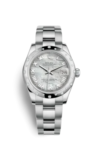 Rolex - 178344-0027 Datejust 31 Stainless Steel Domed Diamond / Oyster / MOP - Roman