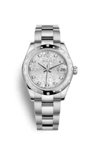 Rolex - 178344-0031 Datejust 31 Stainless Steel Domed Diamond / Oyster / Silver Computer