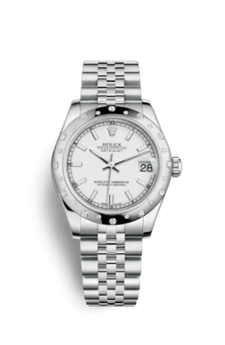 Rolex - 178344-0045 Datejust 31 Stainless Steel Domed Diamond / Jubilee / White