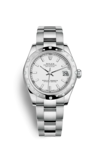Rolex - 178344-0051 Datejust 31 Stainless Steel Domed Diamond / Oyster / White