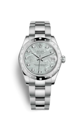 Rolex - 178344-0066 Datejust 31 Stainless Steel Domed Diamond / Oyster / Meteorite