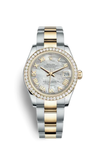 Rolex - 178383-0015 Datejust 31 Rolesor Yellow Diamond / Oyster / MOP Roman