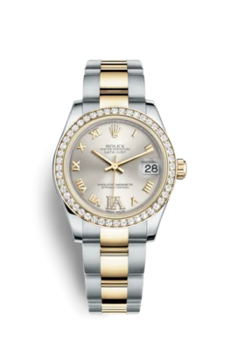 Rolex - 178383-0019 Datejust 31 Rolesor Yellow Diamond / Oyster / Silver Roman