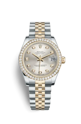 Rolex - 178383-0052 Datejust 31 Rolesor Yellow Diamond / Jubilee / Silver Diamond