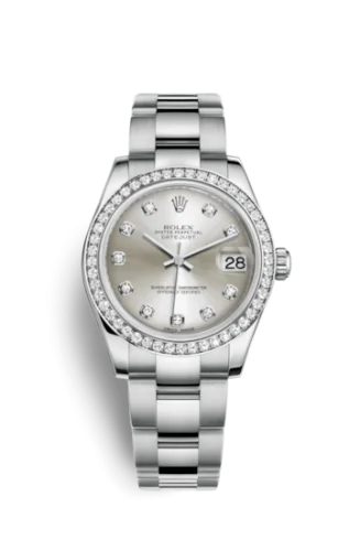 Rolex - 178384-0017 Datejust 31 Stainless Steel Diamond / Oyster / Silver Diamond