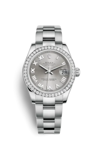 Rolex - 178384-0021 Datejust 31 Stainless Steel Diamond / Oyster / Rhodium - Roman