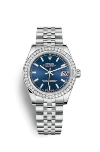 Rolex - 178384-0029 Datejust 31 Stainless Steel Diamond / Jubilee / Blue