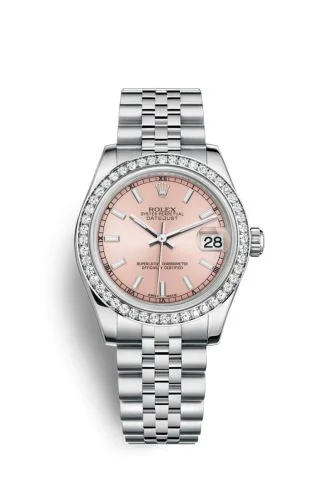 Rolex - 178384-0032 Datejust 31 Stainless Steel Diamond / Jubilee / Pink