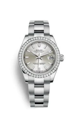 Rolex - 178384-0043 Datejust 31 Stainless Steel Diamond / Oyster / Silver