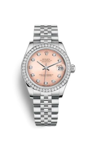 Rolex - 178384-0045 Datejust 31 Stainless Steel Diamond / Jubilee / Pink - Diamond