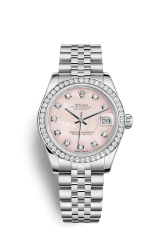 Rolex - 178384-0047 Datejust 31 Stainless Steel Diamond / Jubilee / Pink MOP