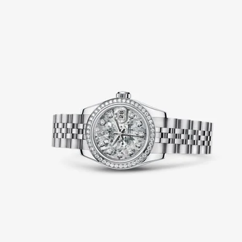 Rolex - 179384-0010 Lady-Datejust 26 Diamond Gold Crystals Jubilee