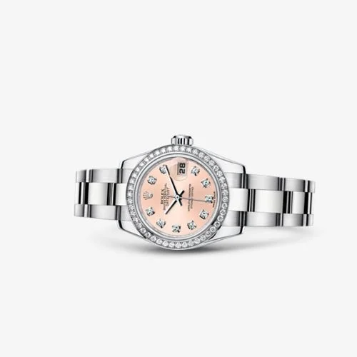Rolex - 179384-0032 Lady-Datejust 26 Diamond Pink Diamond Oyster