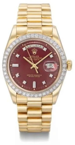 Rolex - 1804 Oxblood Stella Day-Date 1804