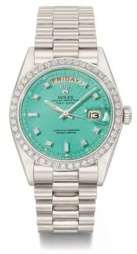 Rolex - 1804 Stella Turquoise Day-Date 1804