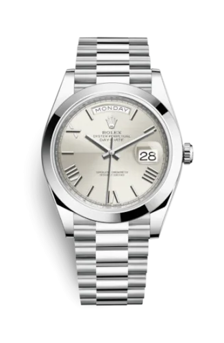Rolex - 228206-0014 Day-Date 40 Platinum / Silver Quadrant