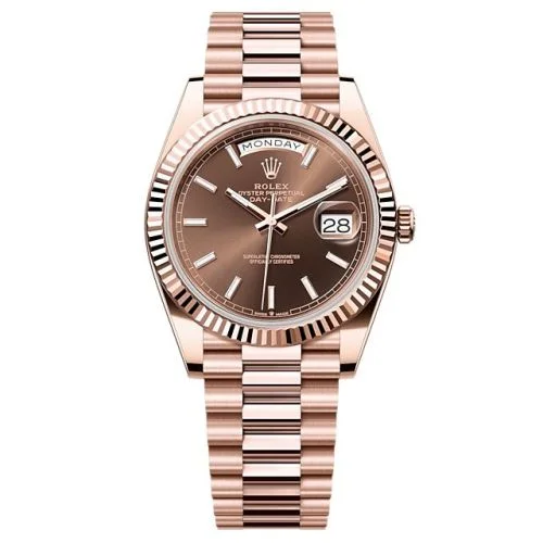 Rolex - 228235-0053 Day-Date 40 Everose / Chocolate