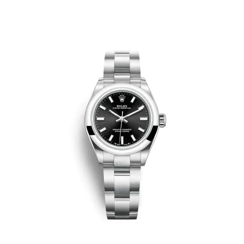 Rolex - 276200-0002 Oyster Perpetual 28 Stainless Steel / Black