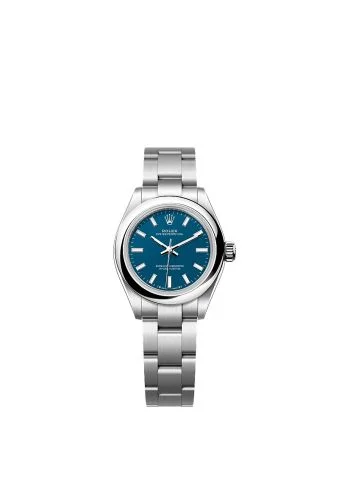 Rolex - 276200-0011 Oyster Perpetual 28 Stainless Steel / Med Blue