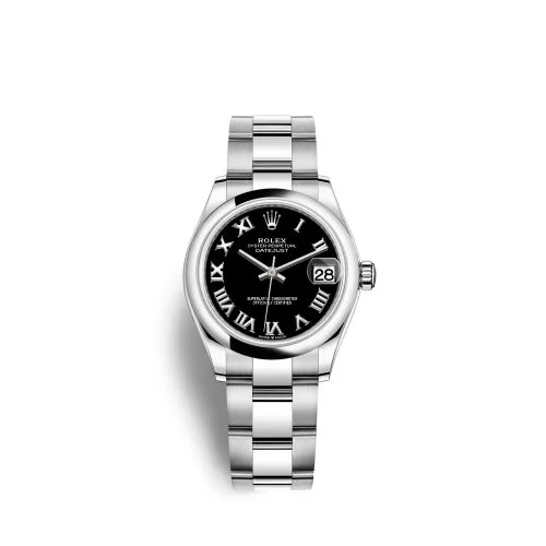 Rolex - 278240-0001 Datejust 31 Stainless Steel / Oyster / Black - Roman