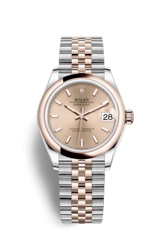 Rolex - 278241-0010 Datejust 31 Stainless Steel/ Rose Gold / Domed / Rose / Jubilee