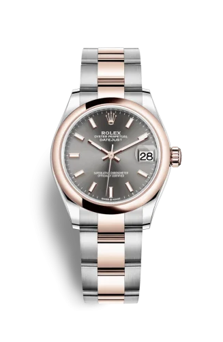 Rolex - 278241-0017 Datejust 31 Stainless Steel/ Rose Gold / Domed / Grey / Oyster