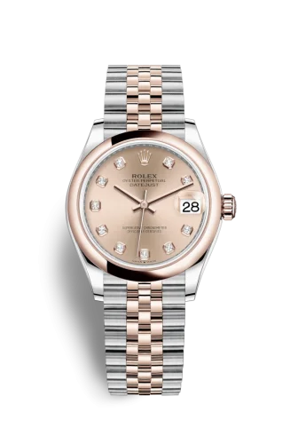 Rolex - 278241-0024 Datejust 31 Stainless Steel/ Rose Gold / Domed / Rose - Diamond / Jubilee