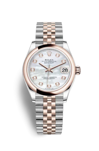 Rolex - 278241-0026 Datejust 31 Stainless Steel/ Rose Gold / Domed / MOP / Jubilee