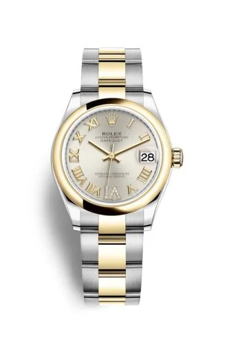 Rolex - 278243-0003 Datejust 31 Stainless Steel / Yellow Gold / Domed / Silver - Roman / Oyster