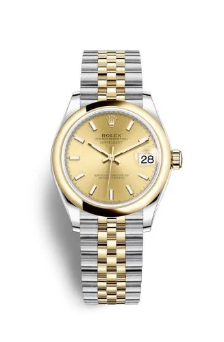 Rolex - 278243-0014 Datejust 31 Stainless Steel / Yellow Gold / Domed / Champagne / Jubilee