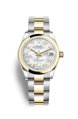 Rolex - 278243-0027 Datejust 31 Stainless Steel / Yellow Gold / Domed / MOP / Oyster