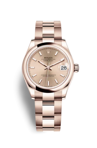 Rolex - 278245-0035 Datejust 31 Rose Gold / Domed / Rose / Oyster
