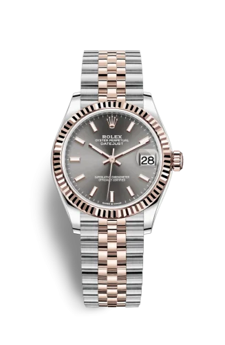 Rolex - 278271-0018 Datejust 31 Stainless Steel/ Rose Gold / Fluted / Grey / Jubilee