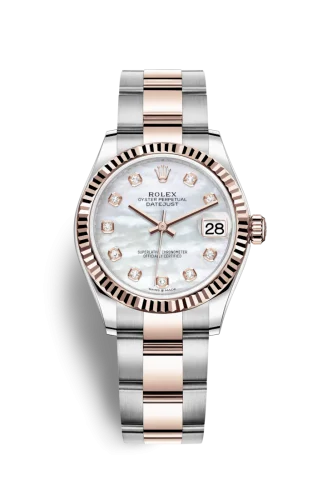 Rolex - 278271-0025 Datejust 31 Stainless Steel/ Rose Gold / Fluted / MOP / Oyster