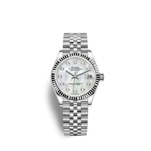 Rolex - 278274-0006 Datejust 31 Stainless Steel Fluted / Jubilee / MOP