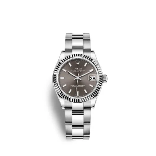 Rolex - 278274-0015 Datejust 31 Stainless Steel Fluted / Oyster / Grey