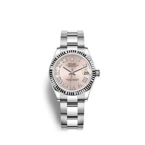 Rolex - 278274-0019 Datejust 31 Stainless Steel Fluted / Oyster / Pink - Roman