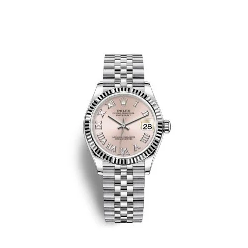 Rolex - 278274-0020 Datejust 31 Stainless Steel Fluted / Jubilee / Pink - Roman